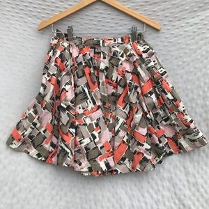 NWT Anthropologie Plaited Brushstrokes Skirt lil